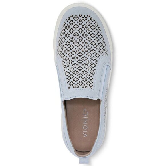 Vionic Kimmie Perf Sneaker Womens 9 Ballard Blue Arch Support New - Picture 5 of 9
